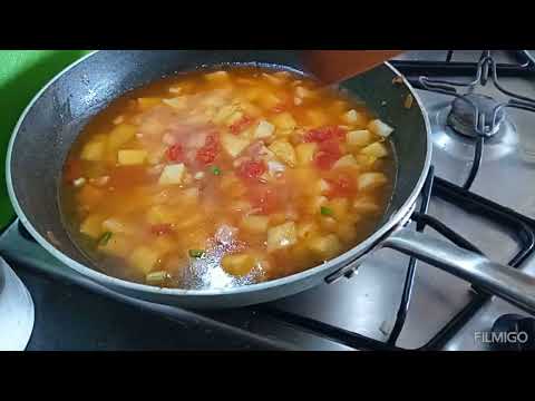Видео: Картопля з макаронами,італійський  рецепт,дуже смачно