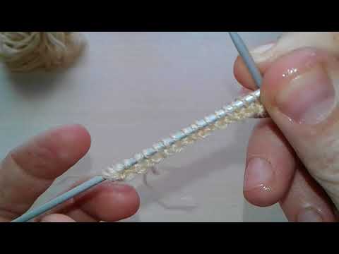 Видео: Палантин 1.Набор петель.