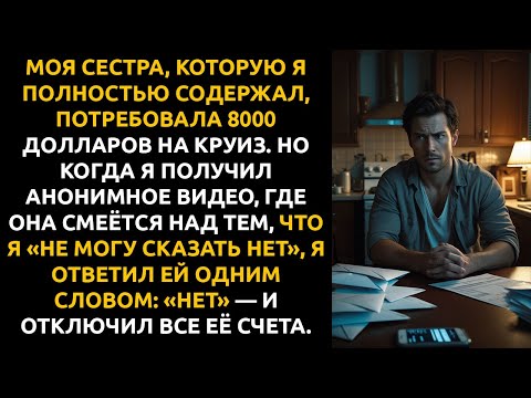 Видео: Я ОПЛАТИЛ ей машину и учёбу. Когда она ПОТРЕБОВАЛА $8,000, я сказал «Нет» и отключил все её счета.