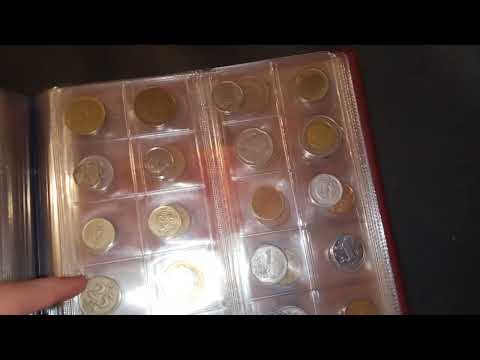 Видео: Моя коллекция монет за год.