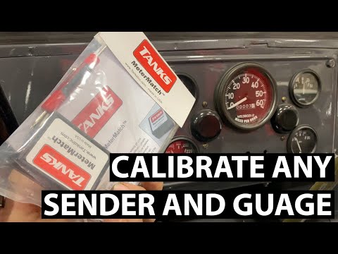 Видео: Заставить работать несоответствующие датчик и указатель уровня топлива с помощью функции Meter Match