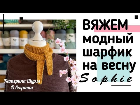 Видео: 💗МИНИ ШАРФИК СОФИ: СВЯЗАТЬ МОДНЫЙ АКСЕССУАР К ВЕСНЕ // МАСТЕР КЛАСС @Катерина Шурм О вязании