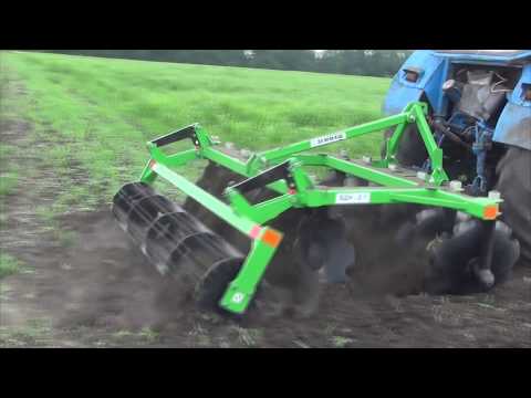 Видео: Дискатор, Борона дисковая под МТЗ,ЮМЗ 2.1м. (Земмаш-Техника) БДН (корпус снаружи)