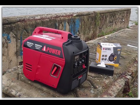 Видео: A-iPower A3500LiS, инверторный генератор, распаковка и первый запуск