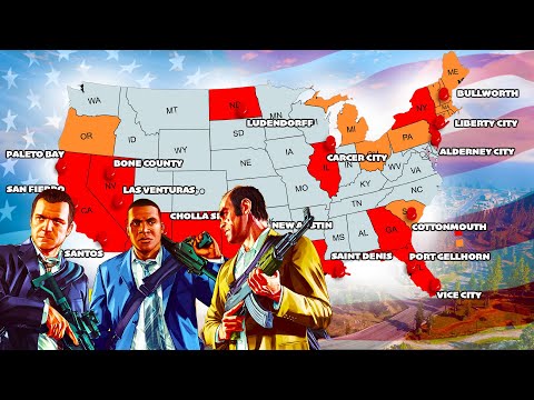 Видео: Какую часть США охватывает GTA?