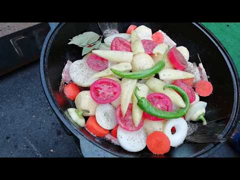 Видео: "Секрет Отца" Карп с овощами. Блюдо из моего детства. is preparing an Armenian