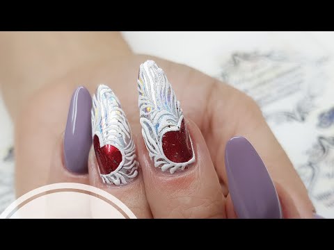 Видео: 💕 Быстрая коррекция ногтей  Дизайн ногтей на день влюбленных  Сердечки на ногтях