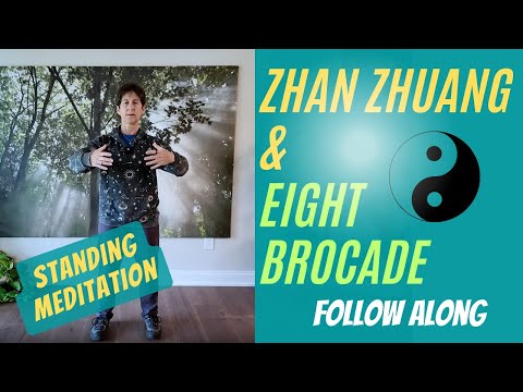 Видео: Стоячая медитация и 8 парчи. Далее: Чжан Чжуан 8 парчи | Тайцзи-цигун #zhanzhuang