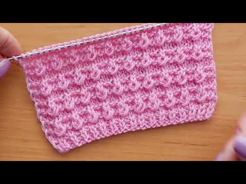 Видео: Интересный 👍 узор спицами для кофточки , шапочки , свитера.