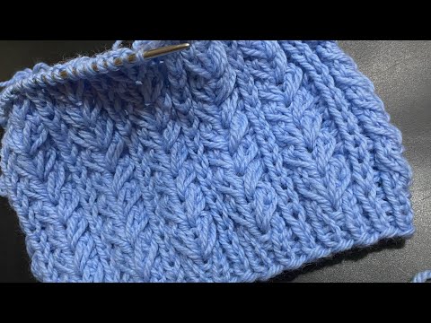 Видео: СУПЕР УЗОР! Красивый узор спицами колосок/коса для вязания шапок, свитеров, кардиганов.