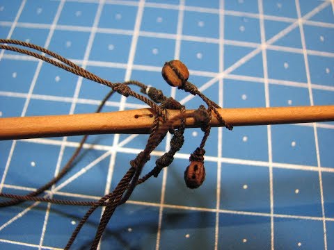 Видео: Шхуна "Полоцк". Такелаж Часть5.