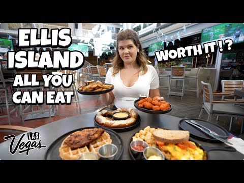 Видео: Я попробовал специальное предложение ALL YOU CAN EAT от Ellis Island в Лас-Вегасе!