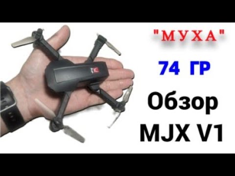 Видео: Обзор дрона-мелколета MJX V1 или просто мухи