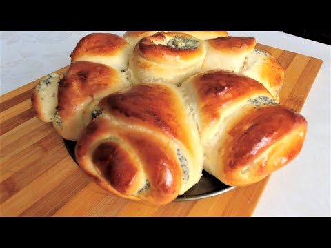 Видео: БУЛОЧКИ с ТВОРОГОМ и МАКОМ очень вкусно