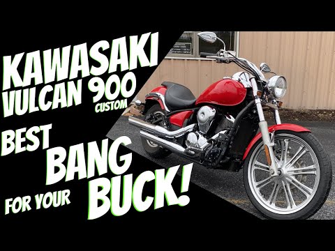 Видео: Kawasaki, который заставит Sportsters посраться! 2008 Kawasaki Vulcan 900 Custom Ride Along!