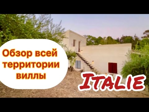 Видео: Обзор всей территории виллы и маленький дворик,полный лаванды.Покажем пляжи с известняковыми скалами