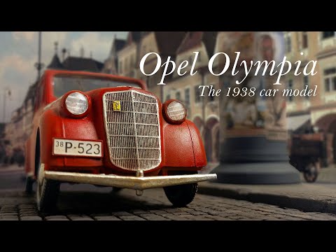 Видео: Миниатюра с Opel Olympia 1938г  в масштабе 1:35