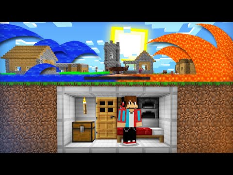Видео: ЦУНАМИ ИЗ ЛАВЫ ПРОТИВ ЦУНАМИ ИЗ ВОДЫ В МАЙНКРАФТ | Компот Minecraft