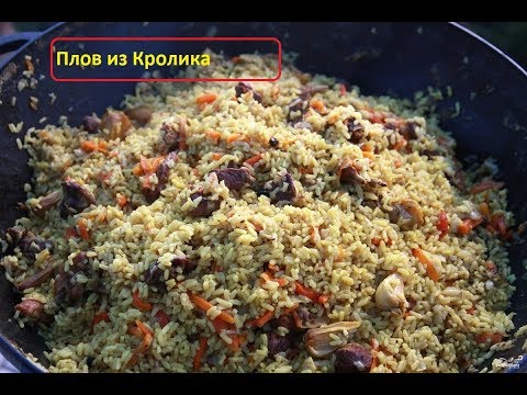 Видео: ШИКАРНЫЙ ПЛОВ ИЗ КРОЛИКА НА КОСТРЕ В КАЗАНЕ