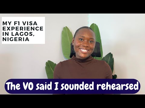Видео: Как я успешно получил визу F1 в Лагосе с одной попытки