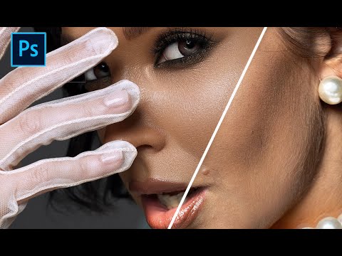 Видео: Лучший способ УБРАТЬ ВОЛОСЫ НА ЛИЦЕ в фотошоп за пару минут