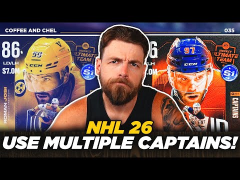 Видео: ИСПОЛЬЗУЙТЕ НЕСКОЛЬКИХ КАПИТАНОВ! | NHL 26 COFFEE AND CHEL EP 35
