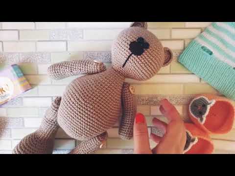 Видео: Мишка в стиле тильда. Обзор игрушки тильда. Одежда для мишки тильда.