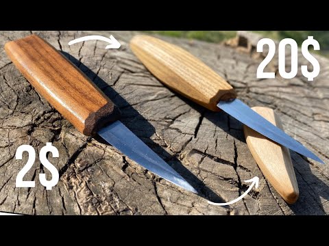Видео: Переробив старий ніж за 2$ у новий за 20$ I Turned a $2 Knife into a $20 Knife