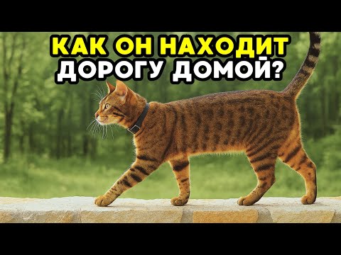 Видео: ВОТ как кошки ВОЗВРАЩАЮТСЯ домой! Объяснение учёных