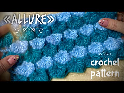 Видео: РОСКОШЬ КРЮЧКОМ? ЛЕГКО И ПРОСТО! 💎💎💎 / “ALLURE” CROCHET PATTERN