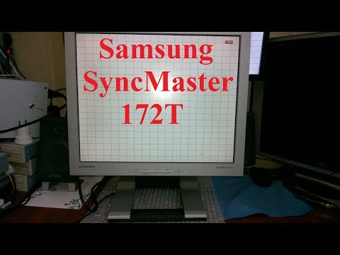 Видео: Экспресс-обзор бизнес-старичка - монитор Samsung SyncMaster 172T за - 30$
