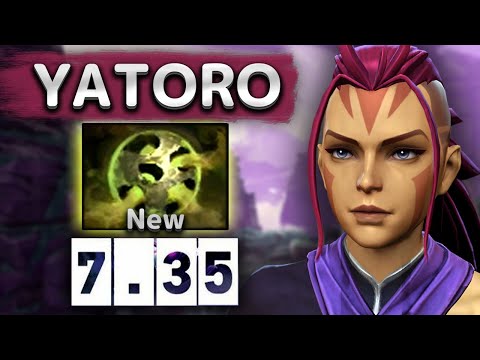 Видео: Новый Антимаг от Яторо в патче 7.35! БФ на 11 минуте! - Yatoro Antimage 7.35 DOTA 2