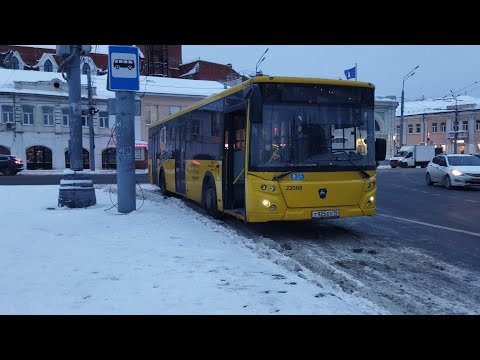 Видео: Автобус, 41Б - маршрут (целиком). Ярославль. Вид из кабины. (BusDriver)