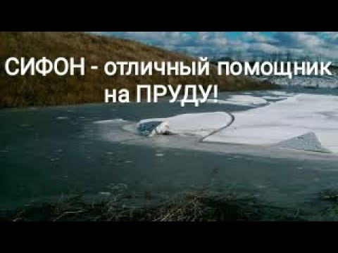 Видео: СИФОН - устройство и принцип работы. Высокая производительность и спасение пруда от разрыва плотины!