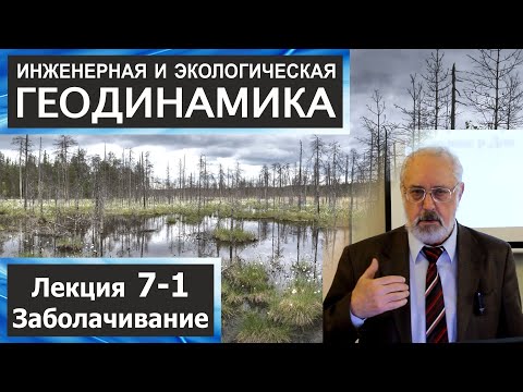 Видео: 7-1. Инженерная и экологическая геодинамика. Заболачивание