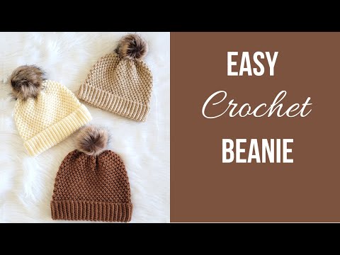 Видео: Простой урок по вязанию крючком шапочки