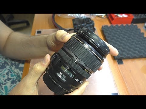 Видео: Заклинил объектив Canon EF-S 17-85mm / РЕМОНТ