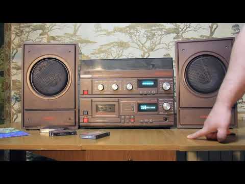 Видео: Музыкальный центр Романтика МЭ-222С. Работа после профилактики.