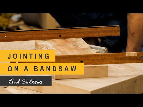 Видео: Фуговка на ленточной пиле | Пол Селлерс