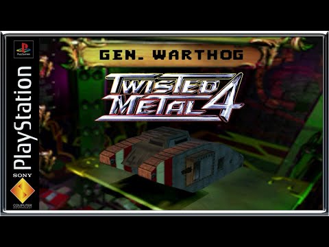 Видео: Twisted Metal 4 :: PSOne :: Прохождение :: ЗА GEN. WARTHOG