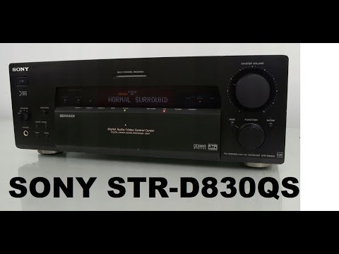 Видео: Ресивер SONY STR-DB830 QS.