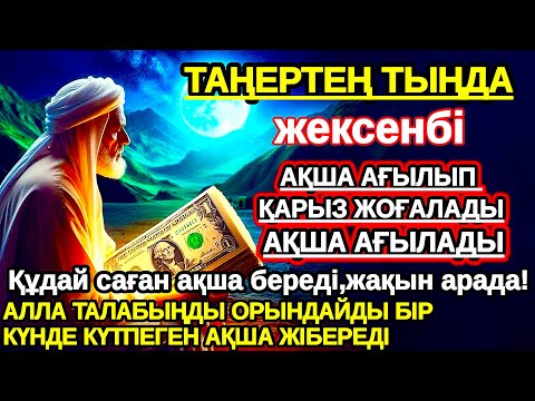 Видео: Тыңда Өте күшті дұға жексенбі, Алла бір күнде ойламаған ақша байлық жібереді, ризығың көбейеді