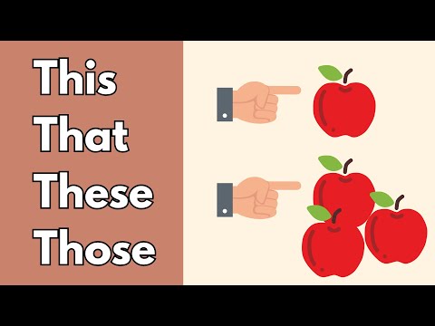 Видео: This, That, These, Those есімдіктері.