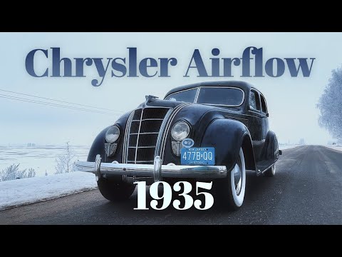 Видео: Мини-обзор аэродинамичного шедевра Chrysler Airflow 1935