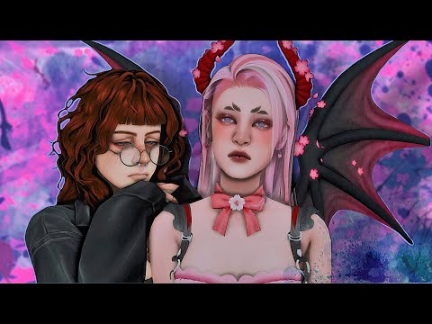 Видео: Художница и её Тульпа🎨 | Волшебная деревушка 5.0 [ The Sims 4 Spooky CAS Challenge]