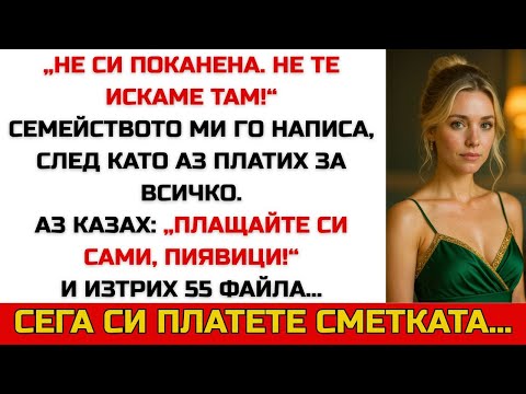Видео: „НЕ СИ ПОКАНЕНА — СЕСТРА ТИ НЕ ТЕ ИСКА ТАМ,“ НАПИСА СЕМЕЙСТВОТО МИ, СЛЕД КАТО ПЛАТИХ ВСИЧКО.