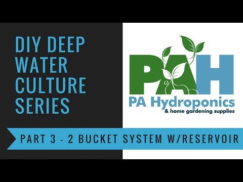 Видео: Самый простой в использовании двухведёрный STIRPONIC RDWC с резервуаром и индикатором уровня воды...