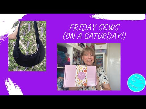 Видео: Friday Sews 24 октября 2025 г. — эксклюзивная акция, коробка Think Pink, новая сумка, ткани и мно...