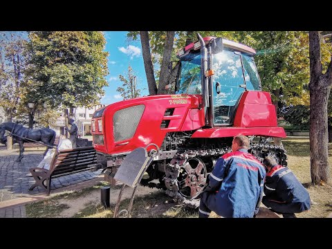 Видео: Гусеничный БЕЛАРУС Т70 и другие трактора