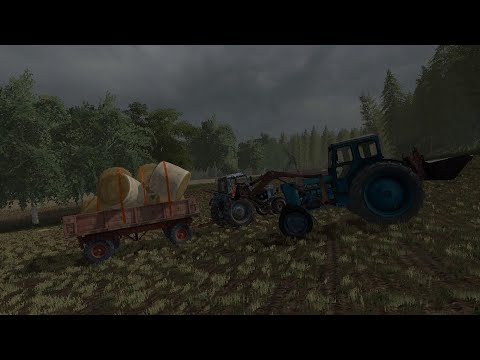 Видео: [РП] farming simulator 17/ купили новий трактор  + вивозимо тюки з поля